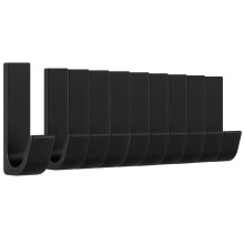 Self Adhesive Hooks 10 Pack, Rustproof Aluminum No Drill Wall Hooks, 10KG Heavy Duty for Bathroom and Kitchen