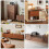 4 Pack Walnut Wood Cabinet Knobs Natural Finish Drawer Pulls for Wardrobe and Kitchen Cabinets 5
