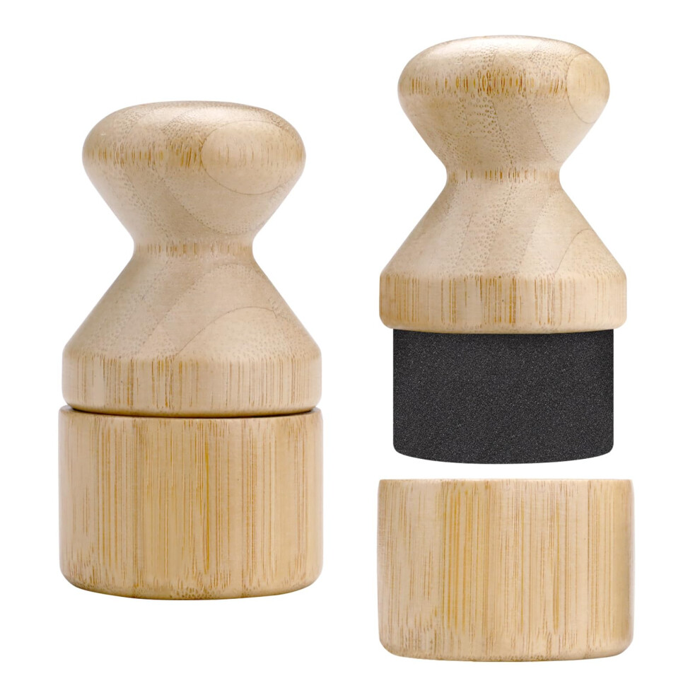 2 Pack Cutting Board Oil Applicator With Lid, NoâMess Wood Conditioner Brush For Butcher Blocks, Beige 9073542142454