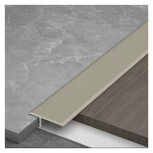 Floor Transition Strip Bronze T Molding Threshold for Doorway Wood to Tile, Rust‑Resistant Aluminum, Easy Adhesive Install