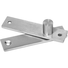 Stainless Steel 360 Degree Pivot Door Hinges for Wooden Door, Heavy Duty Smooth Rotation and Easy Installation