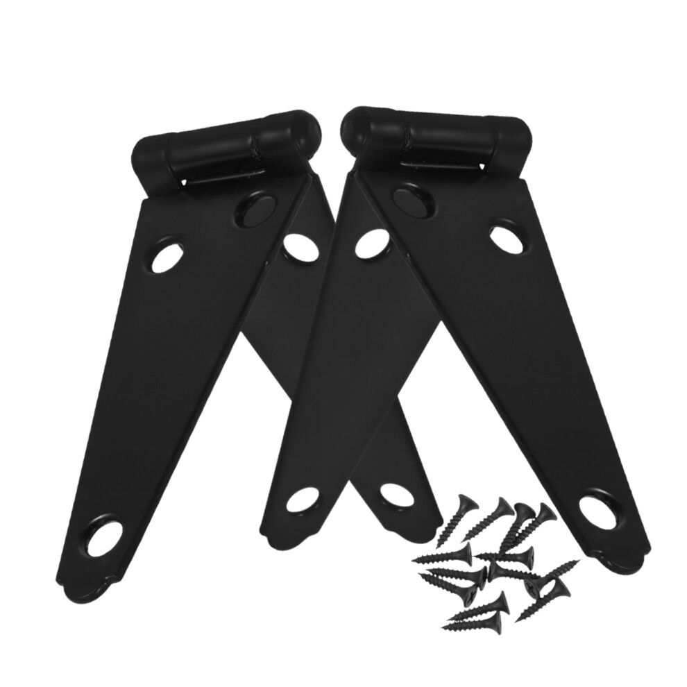2Pcs Heavy Duty Galvanized Strap Hinges For Gates Barn Doors And Sheds, Rust Resistant Outdoor Use 9771547992585