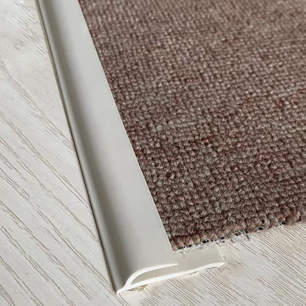 Self Adhesive Floor Transition Strip Waterproof Pvc Carpet Edge Trim Flexible Non Slip Cuttable 4.8M 9351714620031