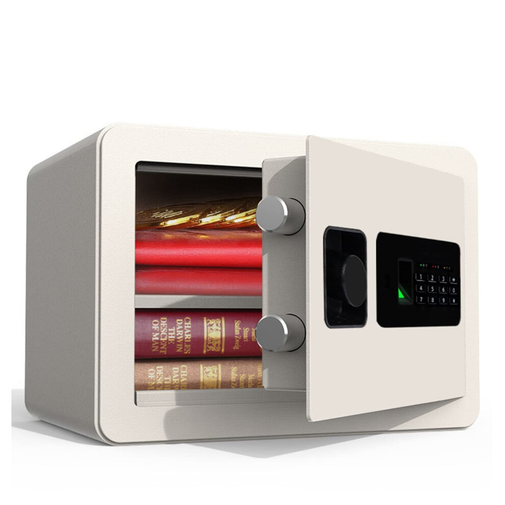 Fingerprint Digital Safe Box For Home And Office, Reinforced Steel Body With Keypad Entry And Hidden AntiâPry Hinges 9351714620055