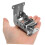Self Locking Folding Table Leg Hinge, Brushed Nickel, Secure Positioning Lock, Easy Installation 3