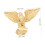 Vintage Brass Cabinet Pull Handle with Eagle Design, Solid Brass Durability for Kitchen Dresser 2