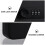 Key Lock Box Wall Mounted Key Cabinet with Secure Code Lock Access for Home Office School Black 4