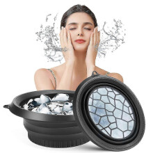 2025 Portable Silicone Face Bowl with Ice Tray - Skincare Therapy for Tightening & Anti-Inflammation