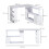 Homcom HOMCOM Corner Computer Desk with Rotating Design and Bookshelf, White 3