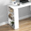 Homcom HOMCOM Corner Computer Desk with Rotating Design and Bookshelf, White 6