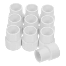 10pcs PVC Water Pipe Fittings Connectors Set for Garden Irrigation, Reusable Leakproof Hose Adapters