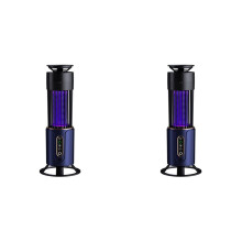 2X Lâmpada Mata-Moscas, Armadilha para Insetos, Lanterna de Acampamento com Carregamento USB, Mata-Moscas Elétrico, Repelente para Áreas Externas