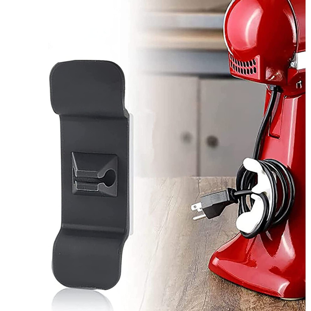 Kitchen Cord Organizer Box For Small Appliances, Hidden Cable Storage, Spacesaving Countertop Design, Black 9073542143741