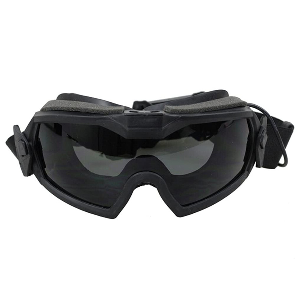 Antifog Safety Goggles With Fan, ImpactâResistant Polycarbonate Lens, Comfortable Protective Eyewear For Workshop And Airsoft (Color B) 9771547993285