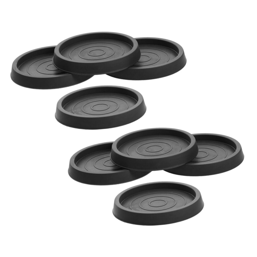 8Pcs Chair Leg Floor Protectors Rubber Caster Cups For Hardwood Floors Noise Reducing Shock Absorbing 9073542143796