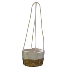 Handcrafted Macrame Plant Hanger Woven Hanging Planter Basket Boho Decor for Indoor Outdoor Use