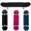 Skate Mini Cruiser, 20x79cm, Preto, Deck de Madeira 1