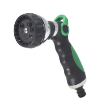 Garden Hose Spray Gun with MultiPattern Modes, Ergonomic Grip, Adjustable Flow for Garden Cleaning and Watering