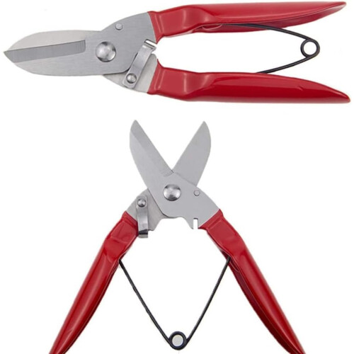 Professional Bypass Pruning Shears, Sharp Stainless Steel Blade, SpringAssisted OneHand Use Garden Scissors 2