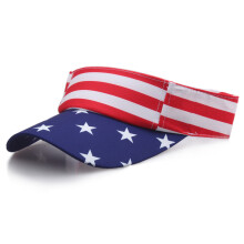 Multifunctional Patriotic Patterned Athletic Cap With Sweat