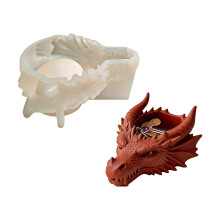 Artistic Dragon Themed Silicone Tray Mold Decorative Tray Mold