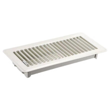 Corrosions Resistant Floor Vent Grille Filter Rustproof-White