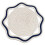 Tapis de Table octogonal, napperon non-blanc bleu foncé 30cm 1