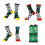 1 Pair Performances Sport Sock with-Red head and footbal 2