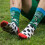 1 Pair Performances Sport Sock with-Red head and footbal 6