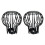 Flexible Plastic Gutter Downspout Guard 2PCS, AntiClog Leaf Filter with Durable Polypropylene Design 1