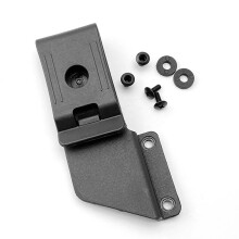 1 Set Knife Belt Clip, 360 Rotatable Adjustable Kydex Sheath Clip with Secure Low Profile Fit