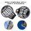 Flexible Plastic Gutter Downspout Guard 2PCS, AntiClog Leaf Filter with Durable Polypropylene Design 3