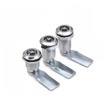 Cam Lock 5 Pack Zinc Alloy Triangle Key Cabinet and Drawer Locks for Office Desk Secure Fit