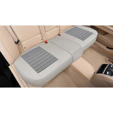 (1 rear Gray) Surrounded Car Seat Cover Flax Cushion Seasons Universal Breathable For Most Four-Door Sedan SUV Ultra-Luxury Seat Protection
