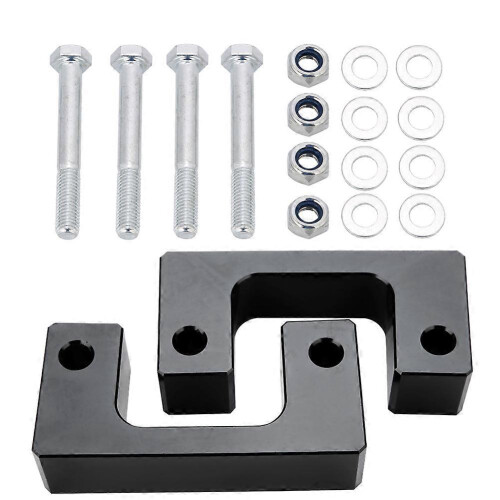 Kit de nivelamento com espaçadores de mola helicoidal dianteira de 2 polegadas, compatível com Chevy Silverado 2007-2018 e GMC Sierra GM 1500.