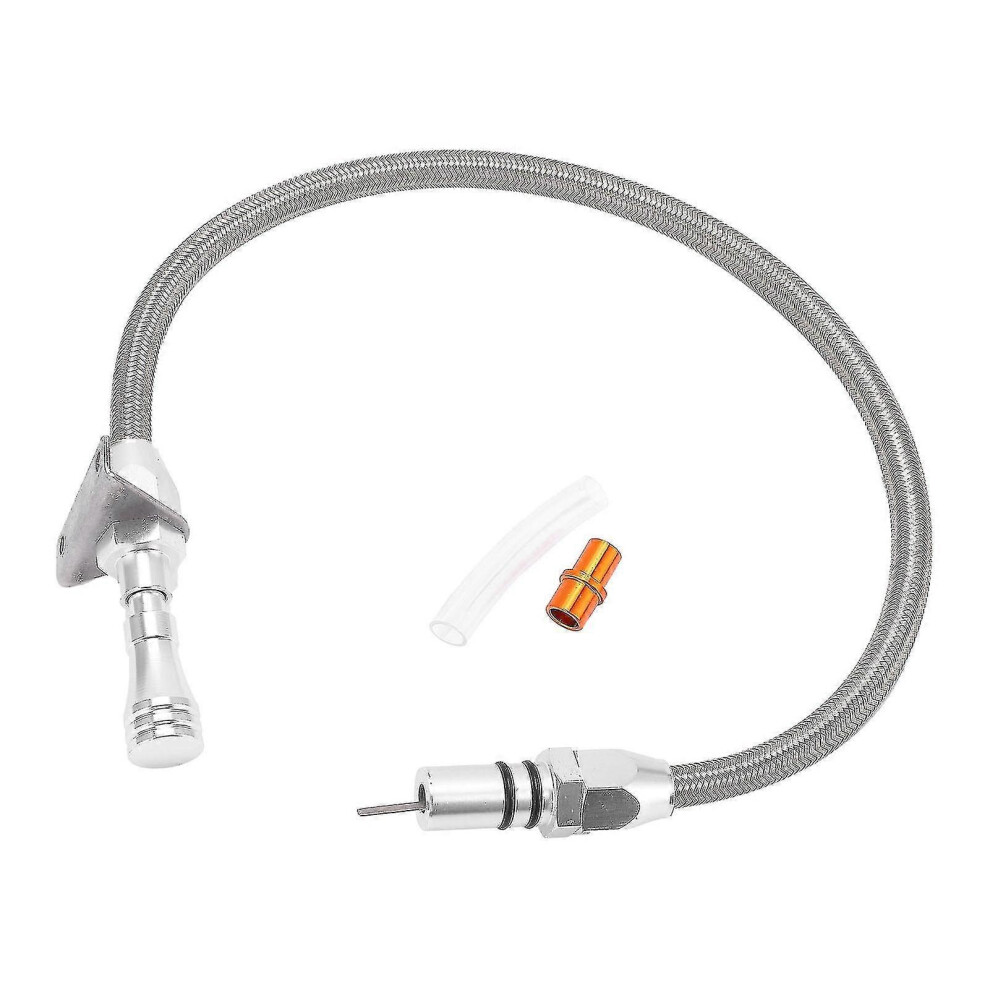 Flexible Transmission Dipstick Replacement Compatible With Gm Sbc Bbc Chevy Th400 Th350 Turbo Transmission 3680805898582