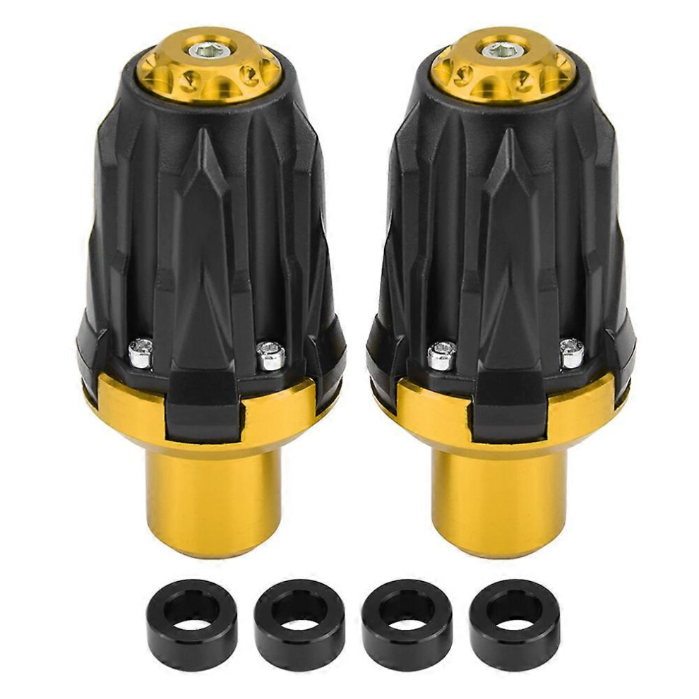 1 Pair Of 10Mm Motorcycle Exhaust Frame Sliders Anti Crash Pad Falling Protector Orange 3484679951189