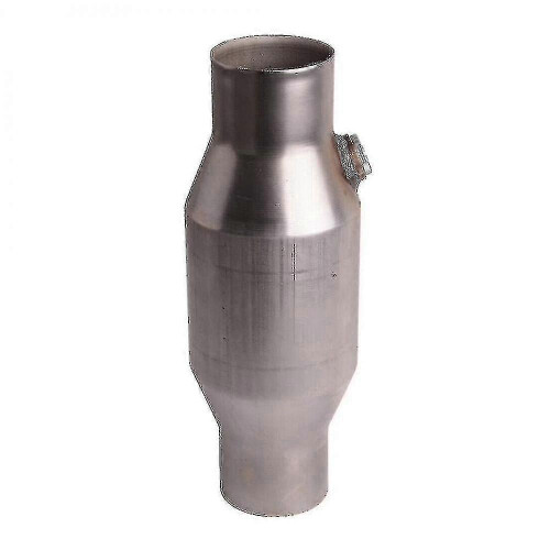 Catalisador de escape de alto fluxo compatível com conversor rotativo de 2,5 polegadas, em aço inoxidável, modelo 425250.