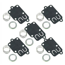 5 Set Carburetor Diaphragm compatible with Briggs Stratton 270026 502 Metering Parts Attach Gasket Diaphragm Re