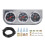 2in 12V Turbo Boost Meter -1-3Bar Display Range 10 Colors Backlight Red Pointer with Sensor Universal 1