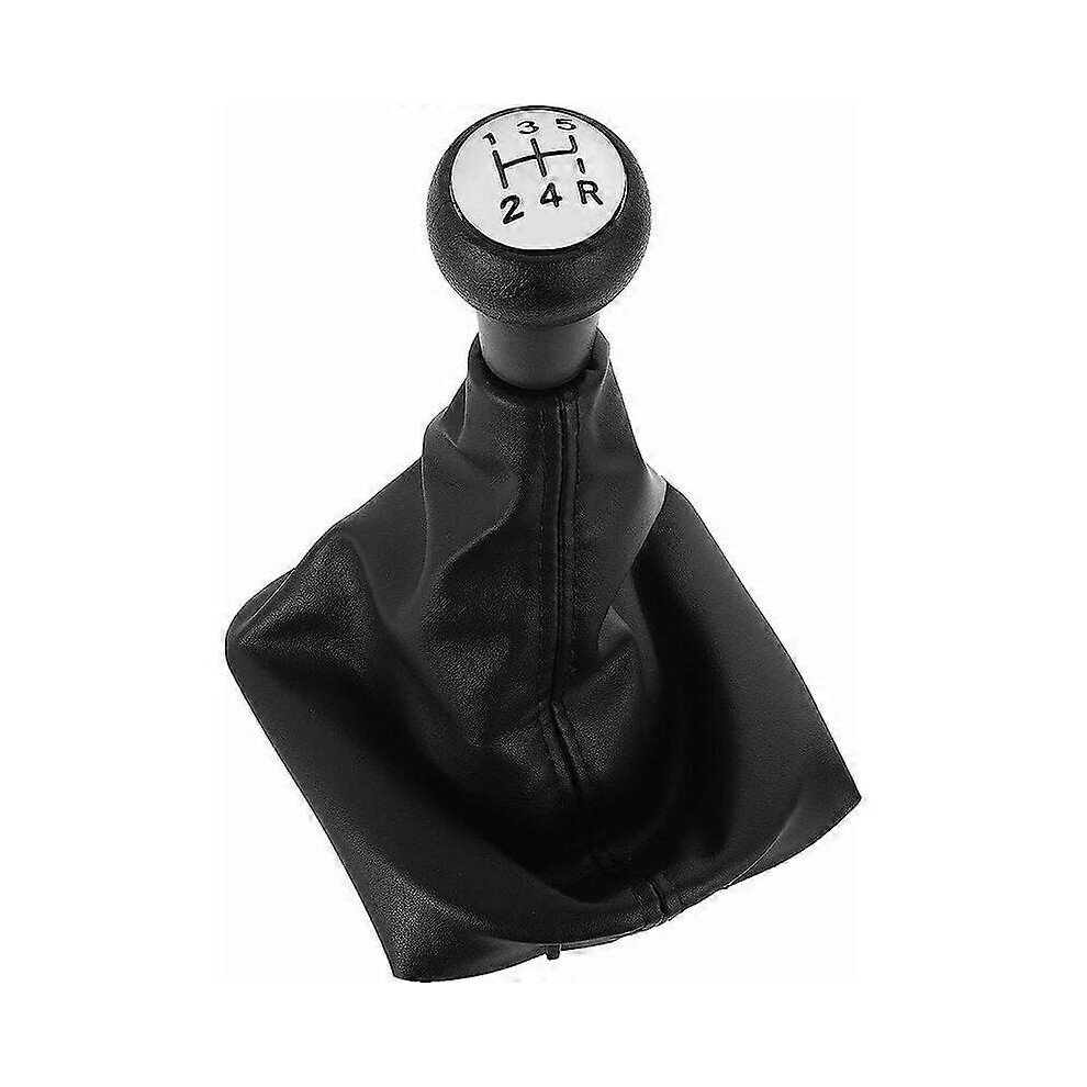 5 Speed Gear Shift Knob Compatible Compatible With 207 307 Cc 308 (Black) Black 3202794289143