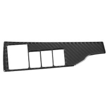 Garniture décorative en fibre de carbone du cadre du panneau de levier de vitesse de la console centrale, compatible avec Corolla 2014-2018