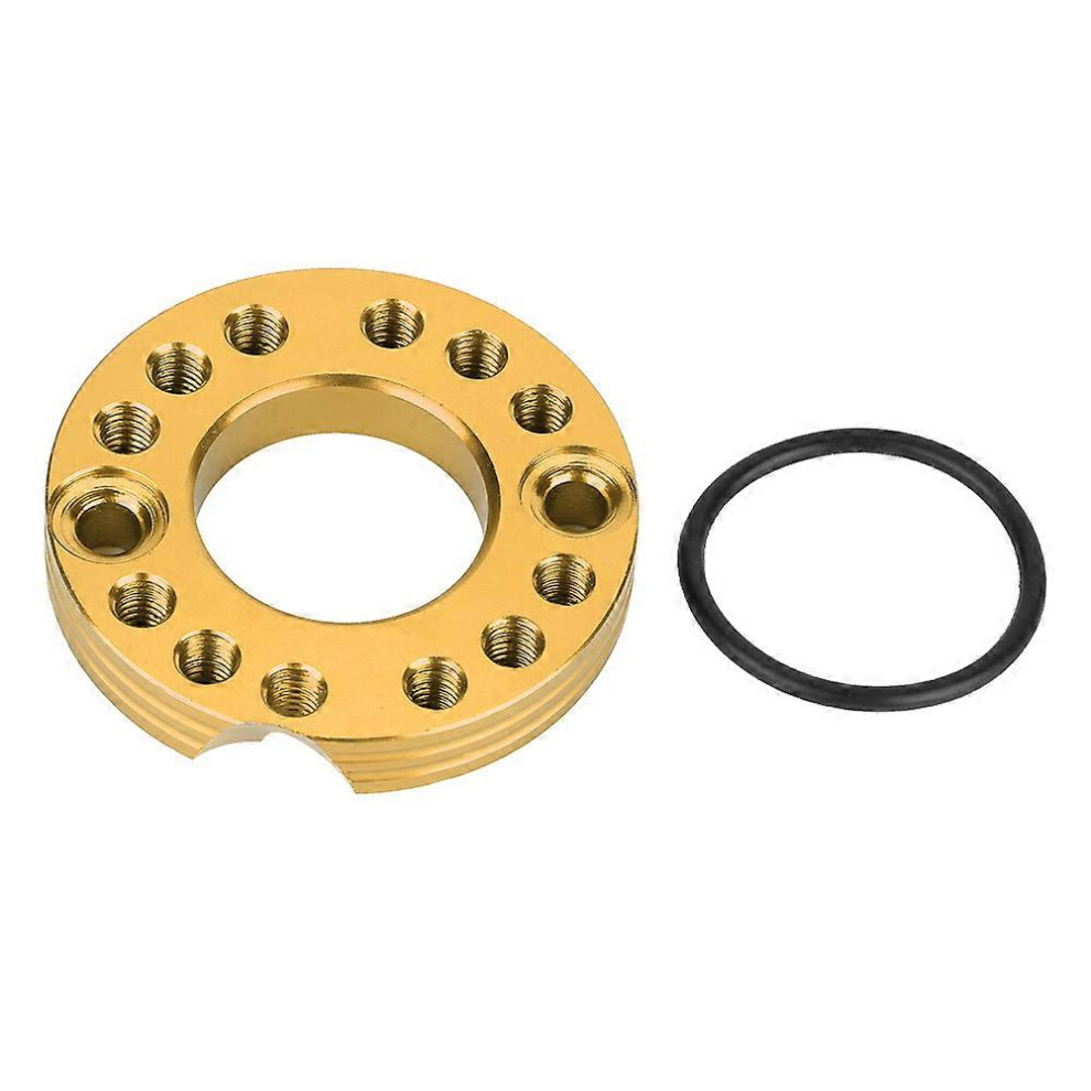 28Mm Cnc Carb Regulator Carburetor Inlet Manifold Runner Plate Compatible With Pit Dirt Bike (Black) Black 3678063154915