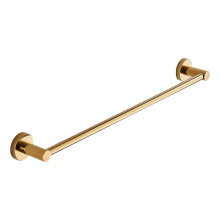 Stainless Steel Towel Bar Gold Bathroom Holder 40cm Wall Mounted Rack SpaceSaving RustResistant