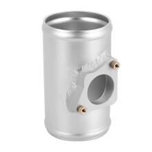 Réservoir de récupération d'huile universel en alliage d'aluminium avec kit d'accessoires à 2 ports (rouge)