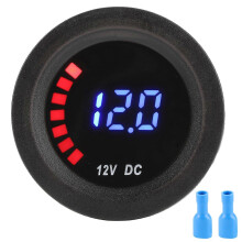Voltmetro con schermo colorato, modifica veicolo, sostituzione display LED, pannello DC 12ith