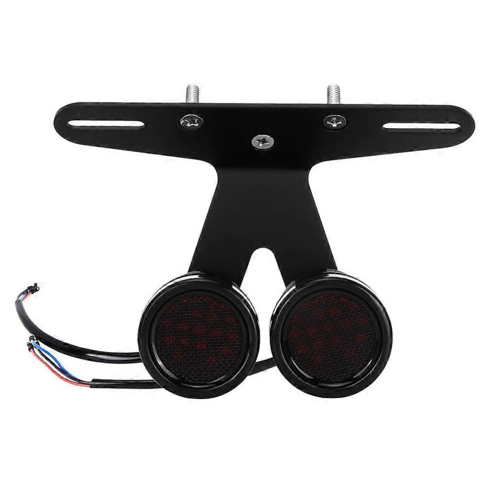 Adjustable Telescopic Aluminum Alloy Bracket License Plate Holder With Led Compatible With Motorcycle Light 3547379644956