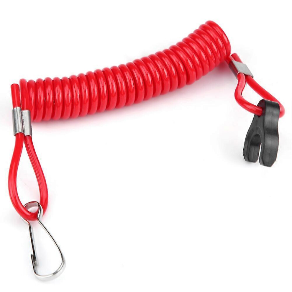 Outboard Engine Ignition Emergency Kill Stop Switch Safety Tether Lanyard Compatible With Suzuki Light 3550546863173