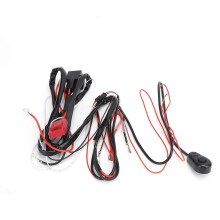 12V 9.8ft LED Spotlights Wiring Harness 1to2 40A Relay Inline Blade Fuse IP67 Waterproof Universal