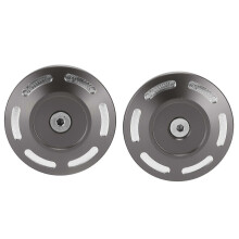 Pair Motorcycle Frame Hole Cover Aluminium Alloy Replacement compatible with S1000XR 20152020Black